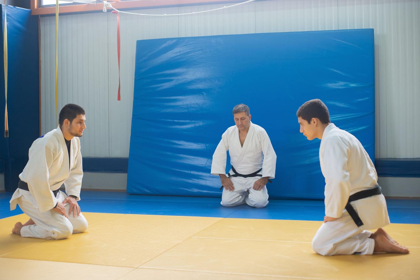 Tatami de NEGEV Academy pendant un cours de Judo
